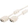 Кабель мультимедійний VGA M to VGA M 5.0m ferrite Digitus (AK-310103-050-E)