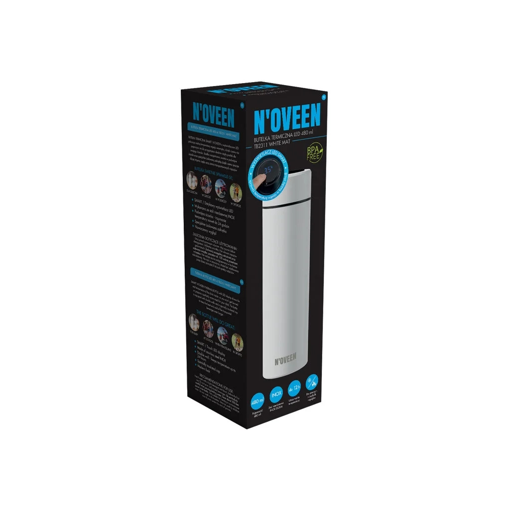 Термос Noveen TB2310 450 мл LED Display Black (RL070826) изображение 2