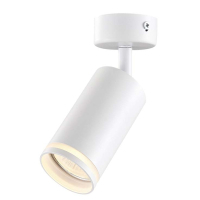 Фото - Точковий світильник Videx Світильник точковий  під лампу GU10 SPF05B накладний поворотний біли 