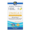 Жирные кислоты Nordic Naturals Омега-3, Вкус Лимона, Omega-3, Lemon, 1000 мг, 60 гелевых к (NOR41760)