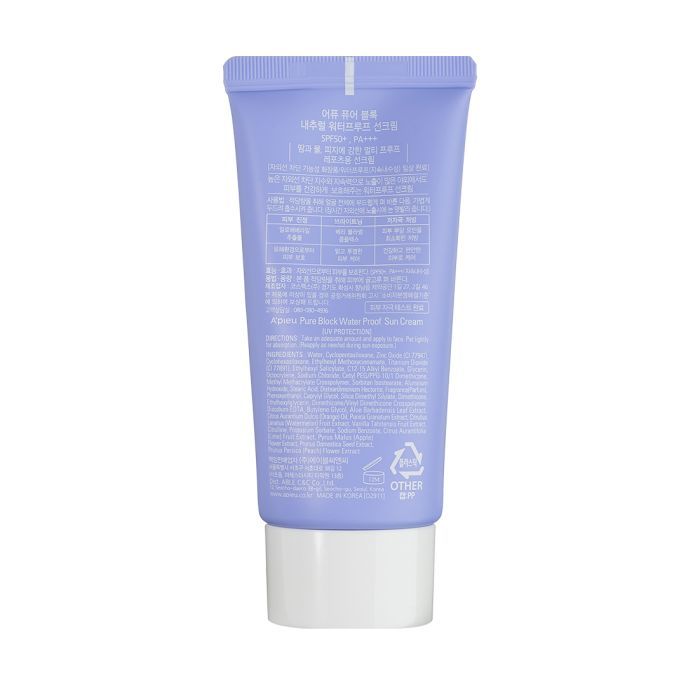 Средство от загара A'pieu Pure Block Water Proof SPF50+ PA+++ 50 мл (8809581450622) изображение 2