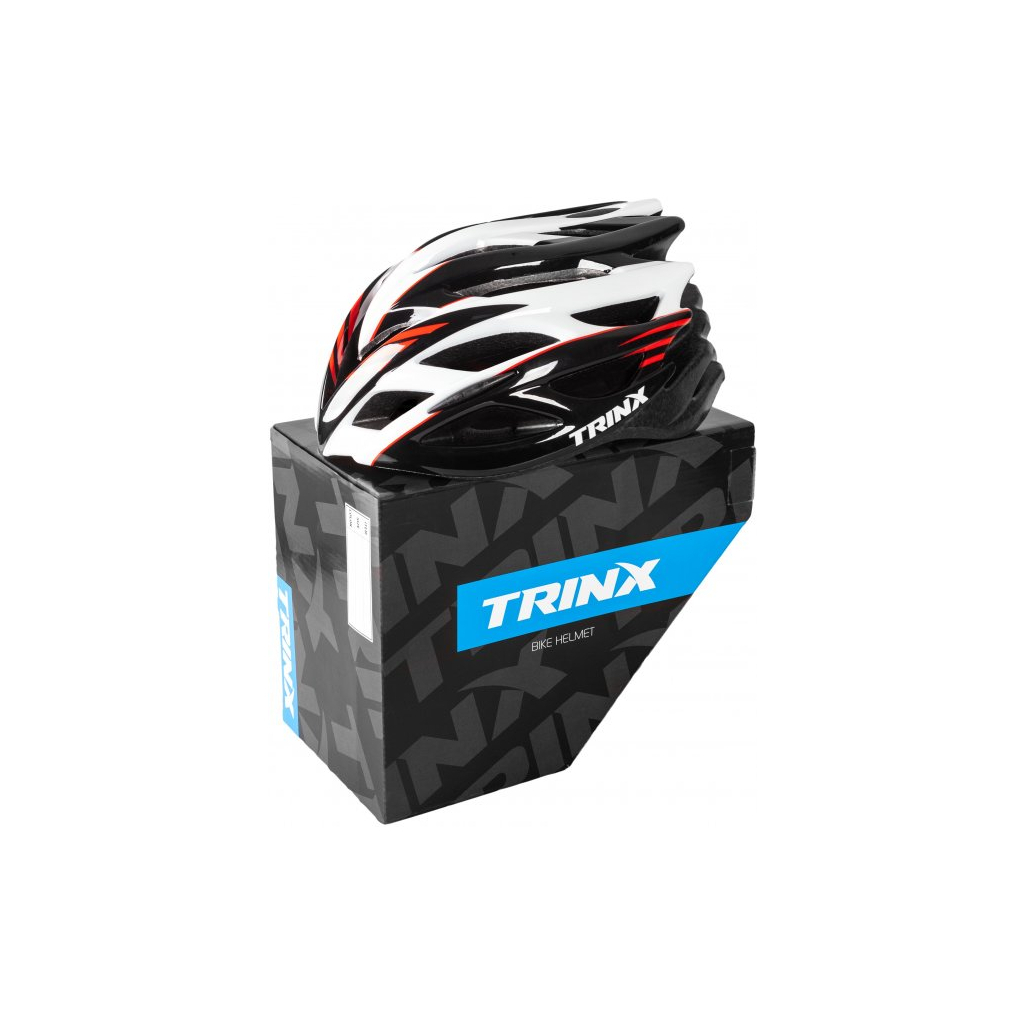 Шлем Trinx TT03 59-60 см Black-White-Red (TT03.black-white-red) изображение 4