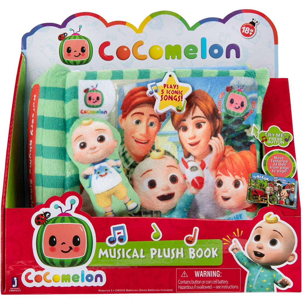 Развивающая игрушка CoComelon Feature Roleplay Музыкальная плюшевая книга (CMW0025)