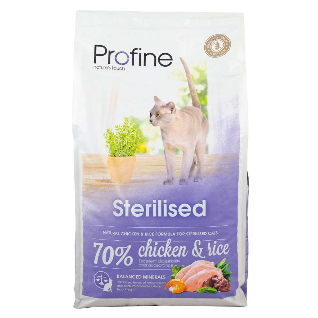 Сухой корм для кошек Profine Cat Sterilised с курицей и рисом 300 г (8595602517664) изображение 2