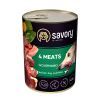 Консервы для собак Savory Dog Gourmand 4 вида мяса 400 г (4820232630396)