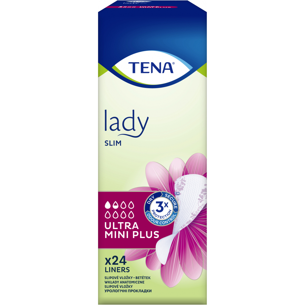 Урологічні прокладки Tena Lady Slim Ultra Mini Plus 24 шт. (7322541116433) зображення 2