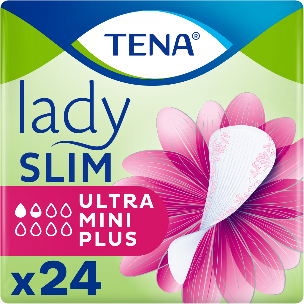 Урологические прокладки Tena Lady Slim Ultra Mini Plus 24 шт. (7322541116433)