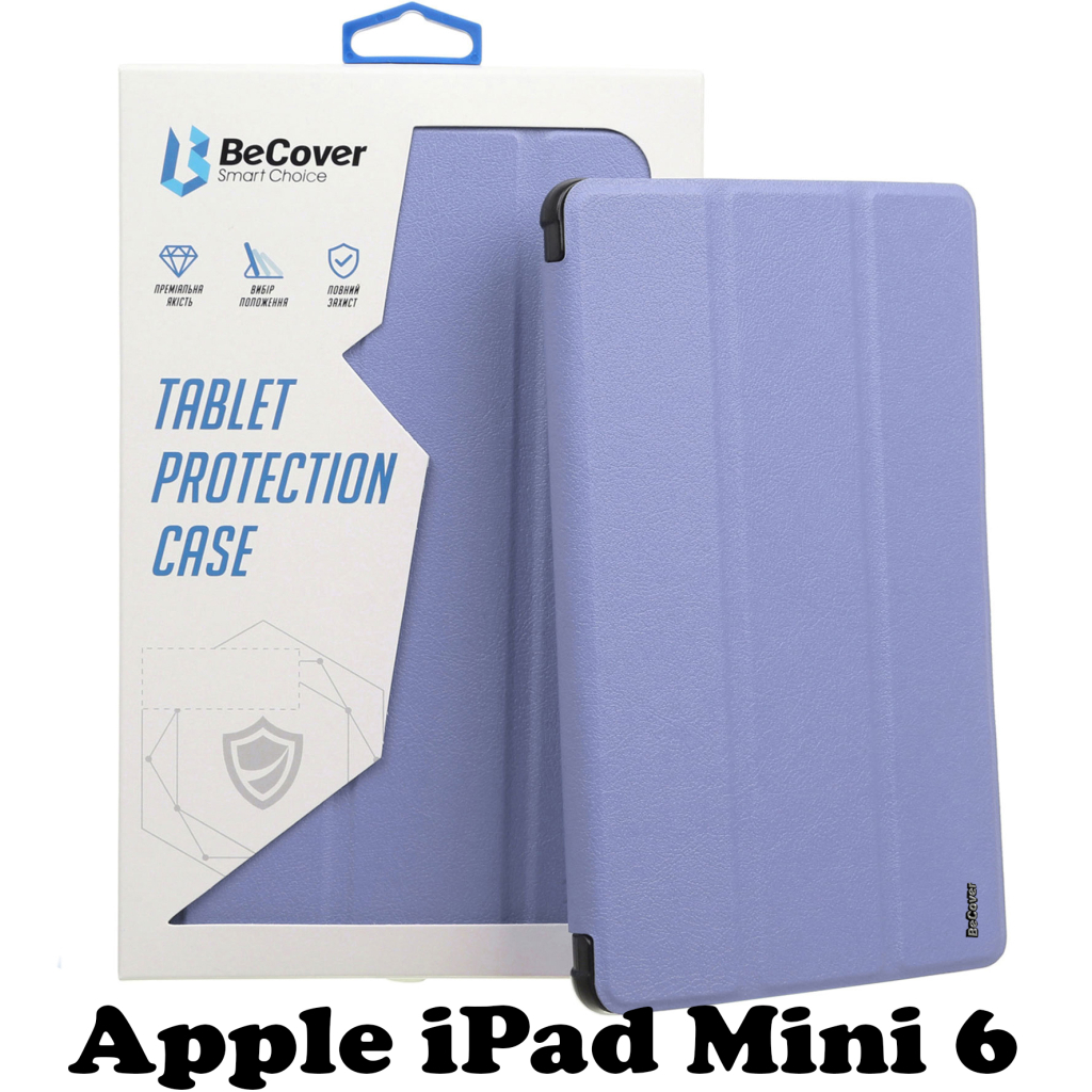 Чехол для планшета BeCover Apple iPad Mini 6 Black (707519)