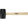 Киянка Neo Tools 72 мм, 900 г, деревянная рукоятка (25-064)