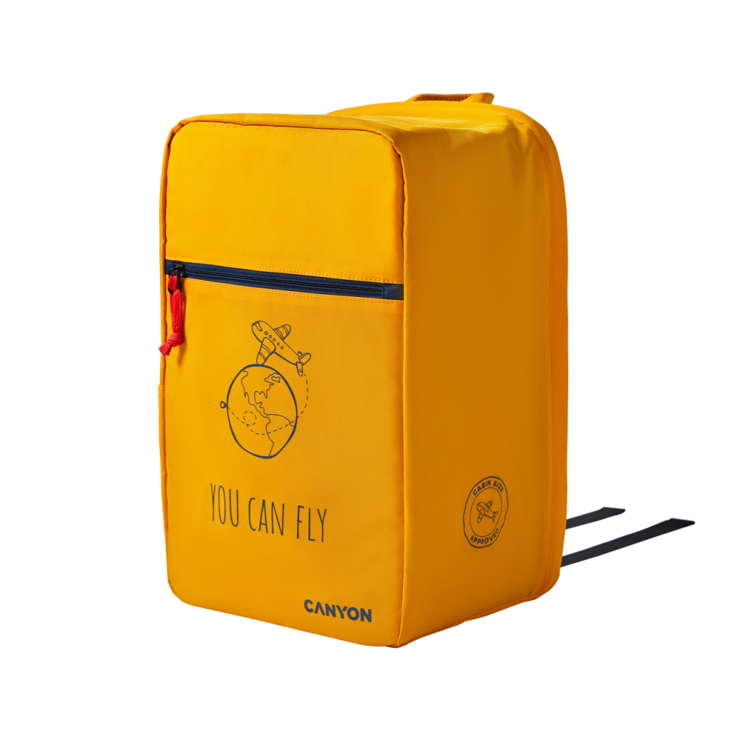 Рюкзак для ноутбука Canyon 15.6" CSZ03 Cabin size backpack, Yellow (CNS-CSZ03YW01) изображение 3