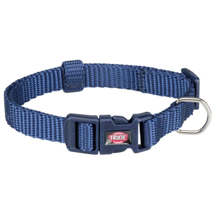 Ошейник для животных Trixie Premium нейлон M-L 35-55см/20мм индиго (4053032020429)