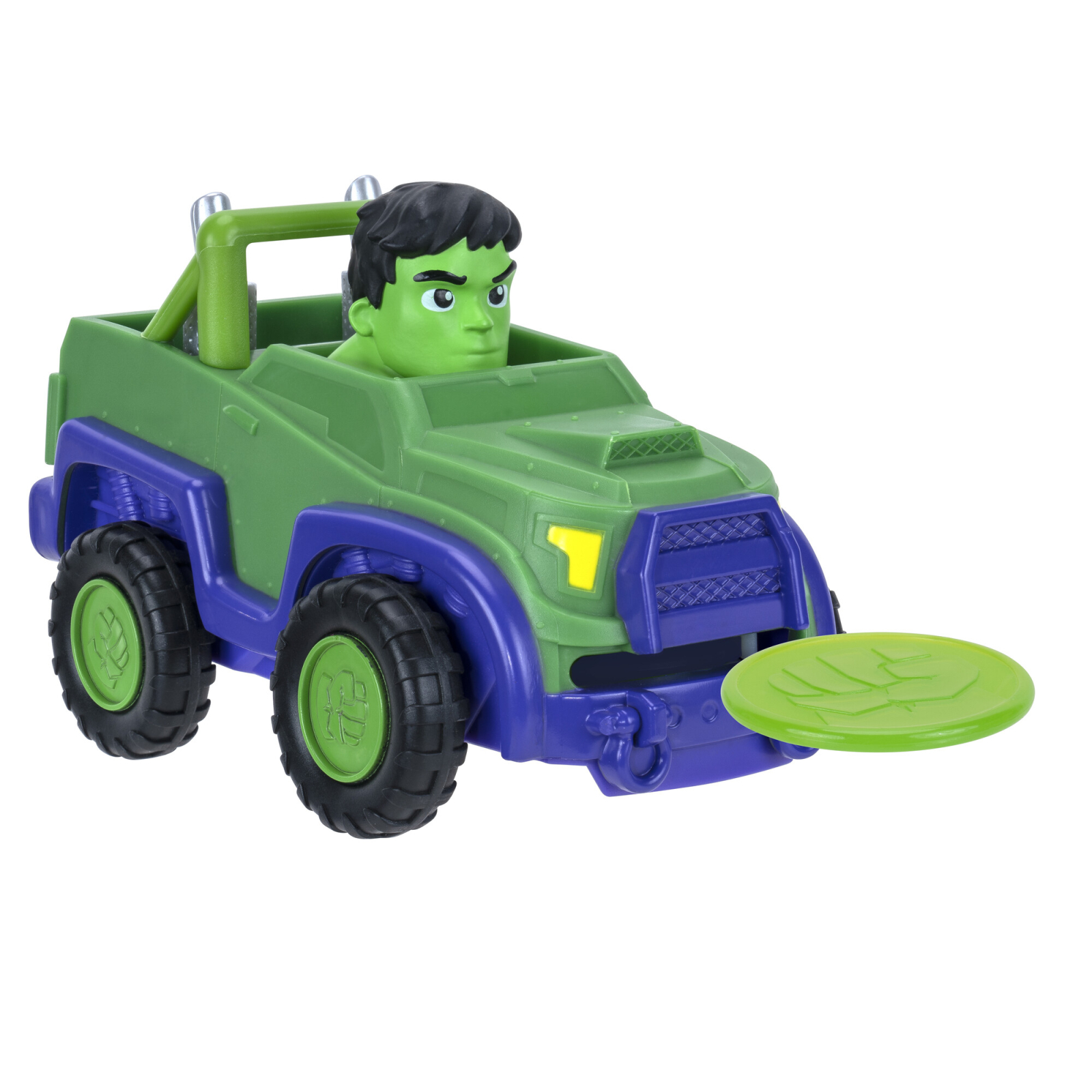 Машина Spidey Little Vehicle Disc Dashers Hulk W1 Халк (SNF0012) изображение 4