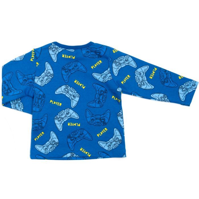 Піжама дитяча Breeze з довгим рукавом (16745-86B-blue) зображення 5