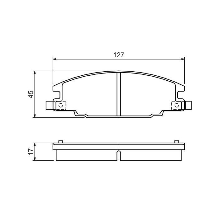 Гальмівні колодки Bosch 0 986 460 960