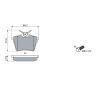 Тормозные колодки Bosch 0 986 494 095 изображение 3