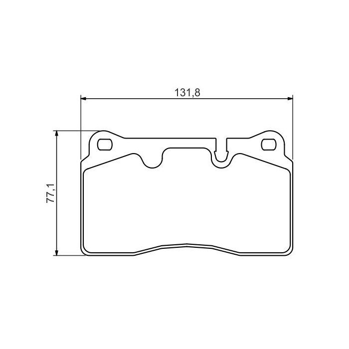 Гальмівні колодки Bosch 0 986 494 351