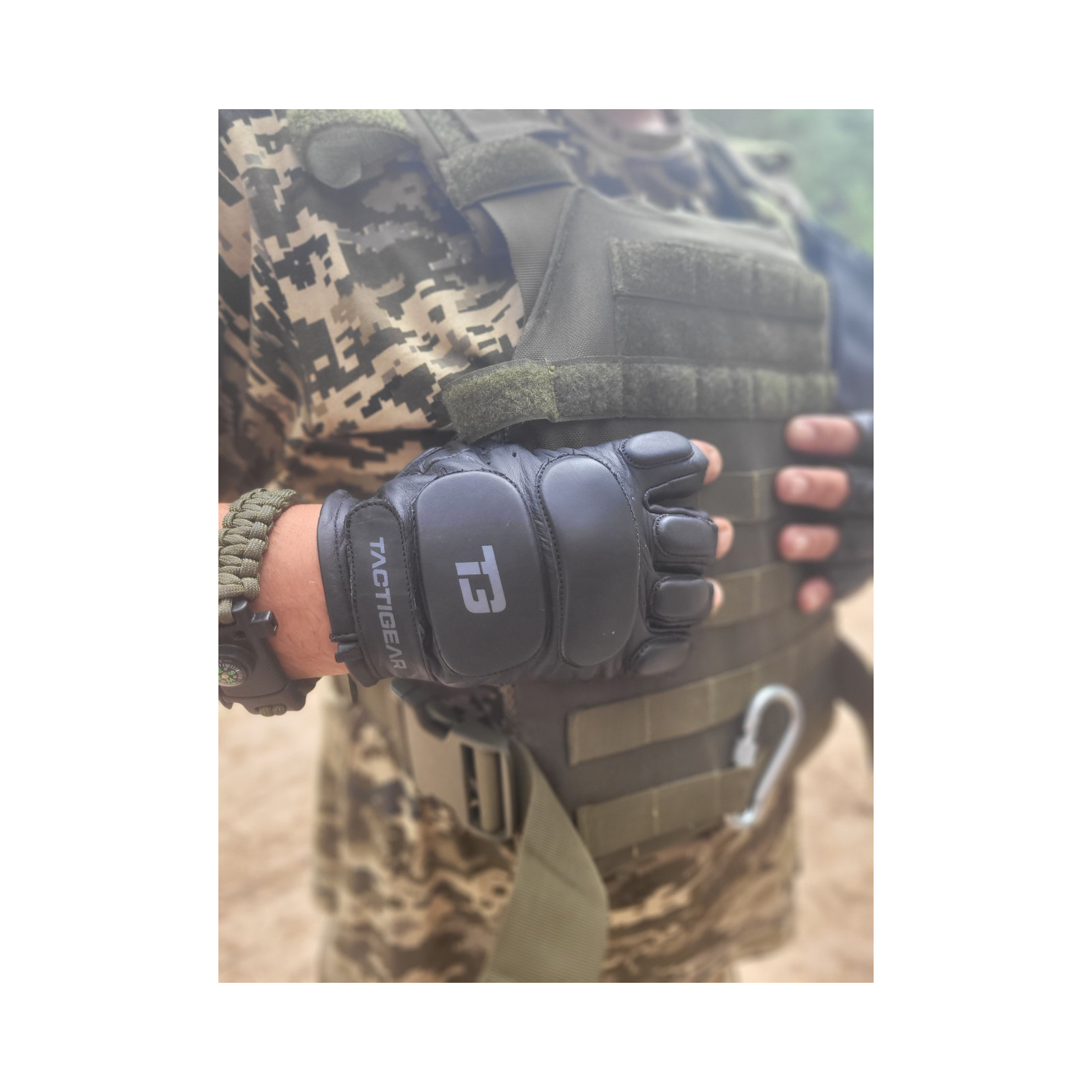 Тактические перчатки Tactigear PS-8801 Patrol Black L (8801BK4-L/8801BK3-L) изображение 2