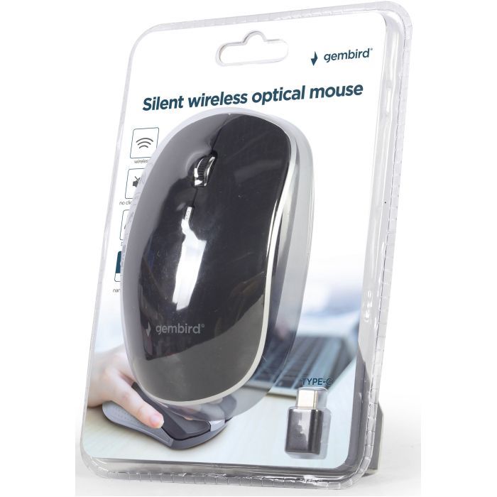Мышка Gembird MUSW-4BSC-01 Wireless Black (MUSW-4BSC-01) изображение 3