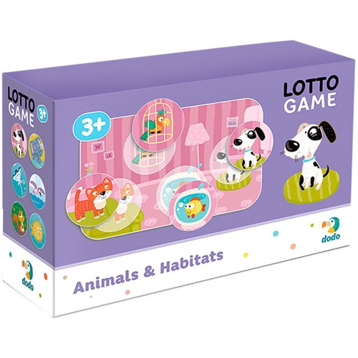 Настольная игра DoDo Лото Животные и их среда обитания (300196)