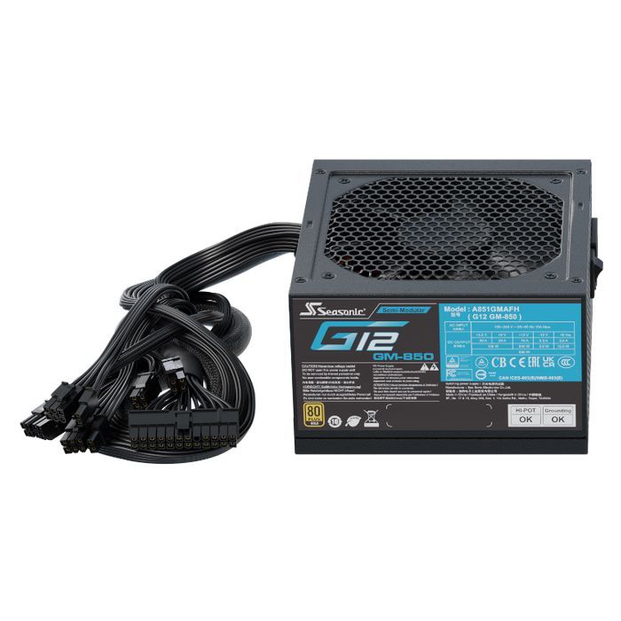 Блок питания Seasonic 850W G12 GM-850 GOLD (A851GMAFH)