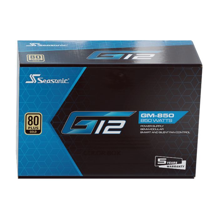 Блок питания Seasonic 850W G12 GM-850 GOLD (A851GMAFH) изображение 8