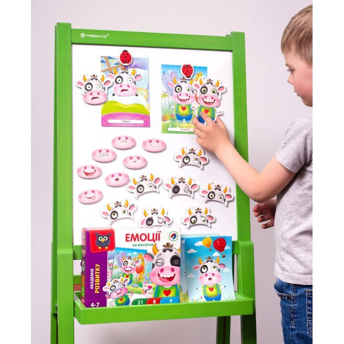 Развивающая игрушка Vladi Toys Игра Эмоции магнитная (укр) (VT5422-05) изображение 3