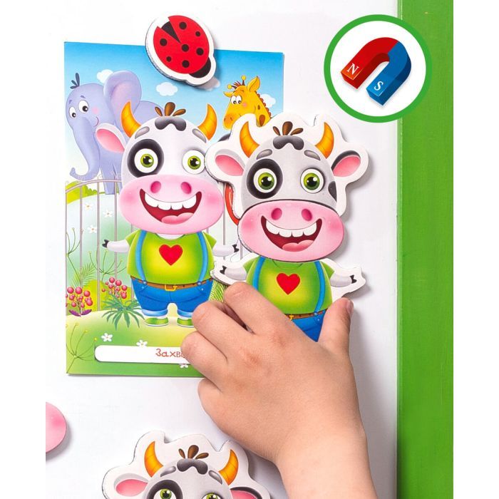 Развивающая игрушка Vladi Toys Игра Эмоции магнитная (укр) (VT5422-05) изображение 4