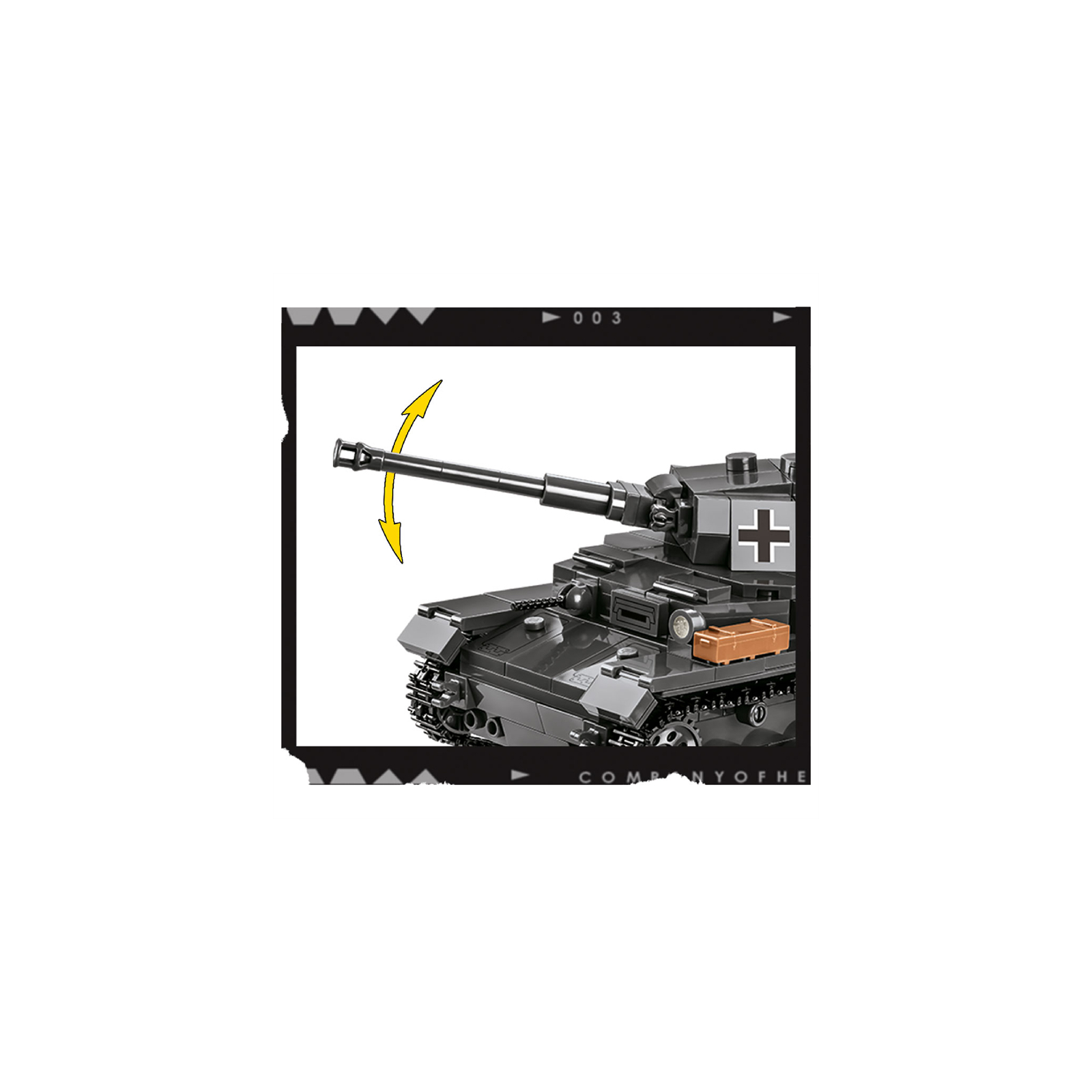 Конструктор Cobi Company of Heroes 3 Танк Panzer IV, 610 деталей (COBI-3045) изображение 3