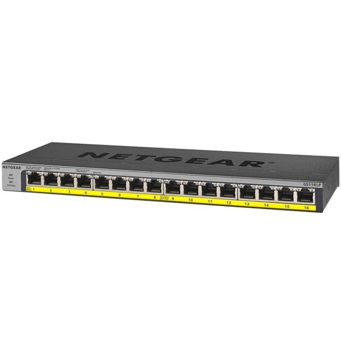Коммутатор сетевой Netgear GS116LP-100EUS изображение 3