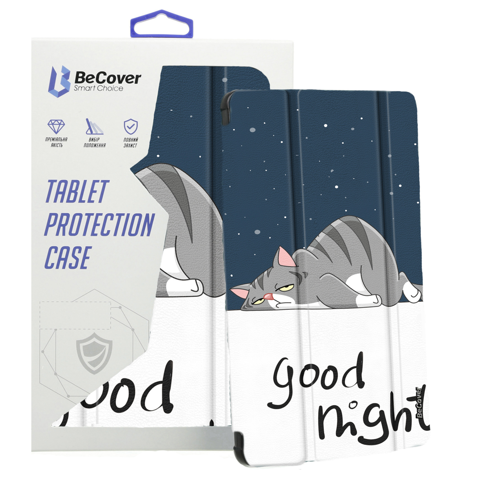 Чохол до планшета BeCover Smart Case Samsung Galaxy Tab A7 Lite SM-T220 / SM-T225 Good Night (708323)