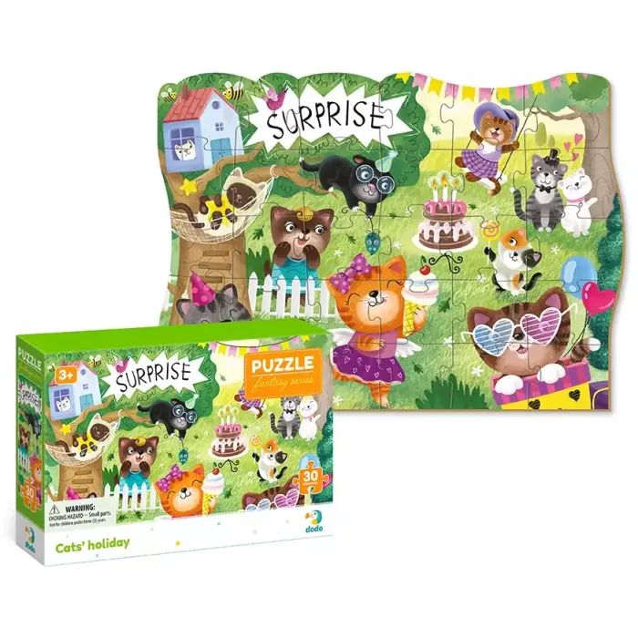 Пазл DoDo Свято котиків, 30 елементів (300417) зображення 3