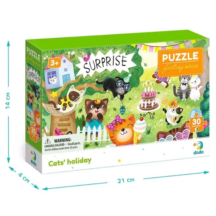 Пазл DoDo Свято котиків, 30 елементів (300417) зображення 4