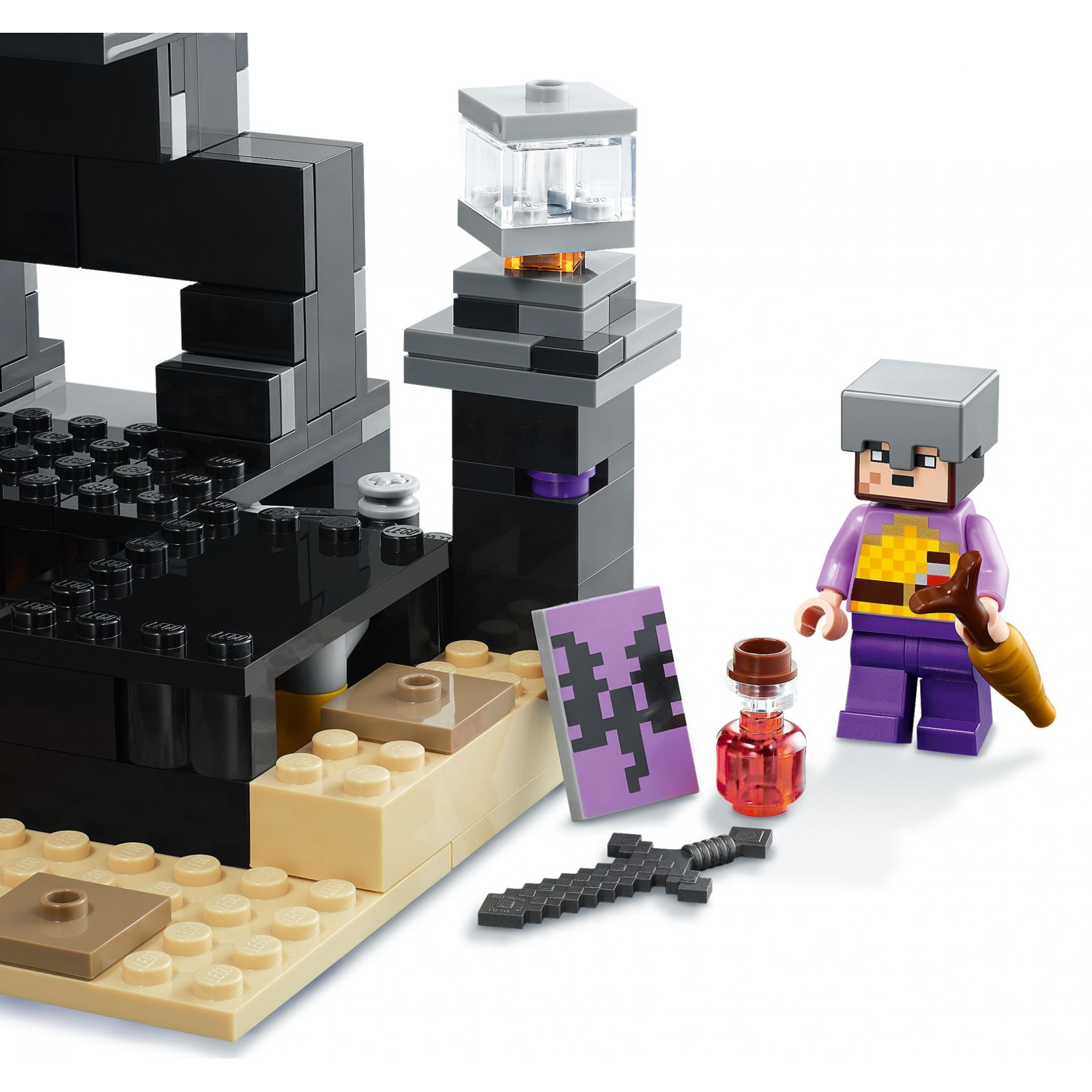 Конструктор LEGO Minecraft Конечная арена 252 детали (21242) изображение 6