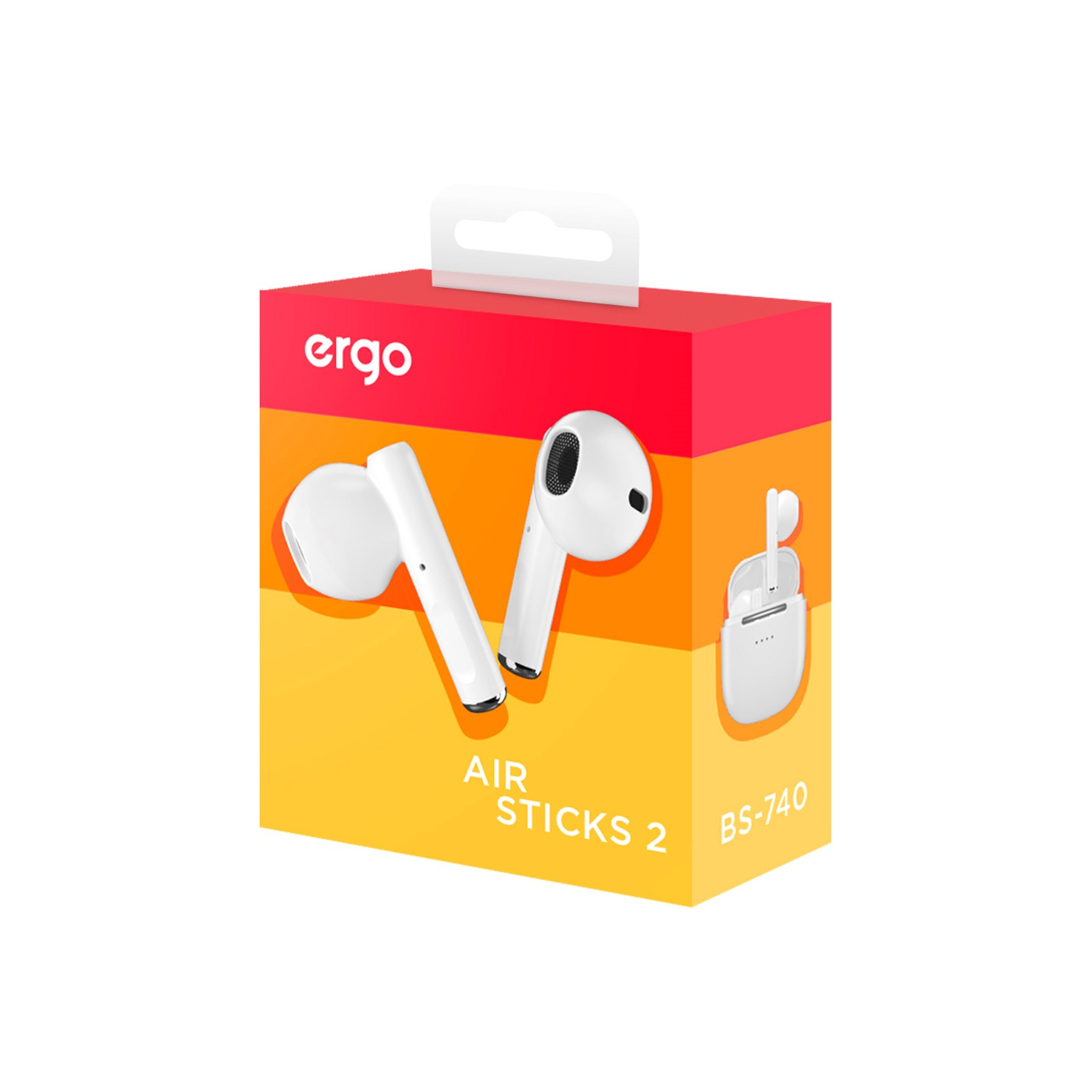 Навушники Ergo BS-740 Sticks Nano 2 White (BS-740W) зображення 9