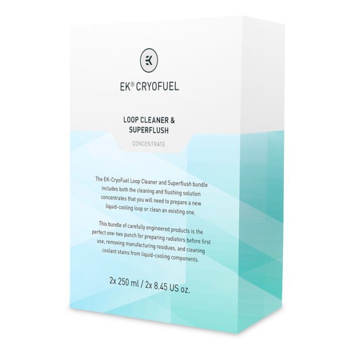 Охлаждающая жидкость Ekwb EK-CryoFuel Loop Cleaner + Superflush (Concentrate 250 (3831109897720) изображение 2