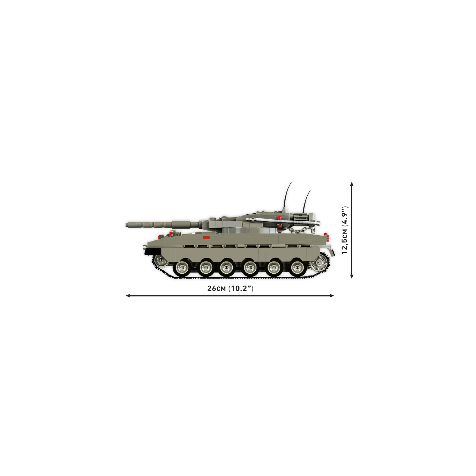 Конструктор Cobi Танк Меркава Mk 1, 825 деталей (COBI-2621) зображення 4