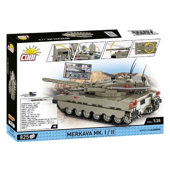 Конструктор Cobi Танк Меркава Mk 1, 825 деталей (COBI-2621) зображення 9