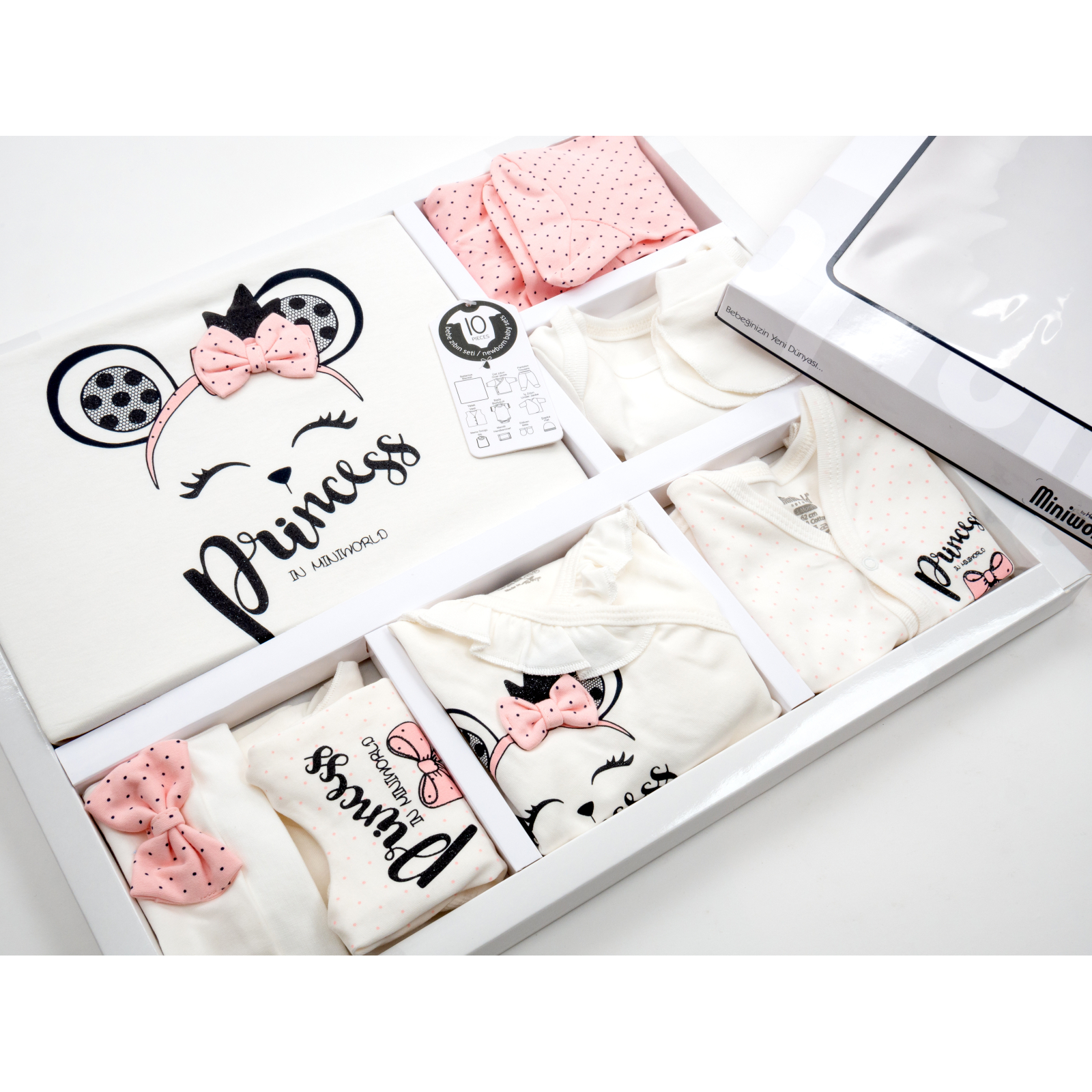 Набір дитячого одягу Miniworld PRINCESS (14461-62G-pink) зображення 10