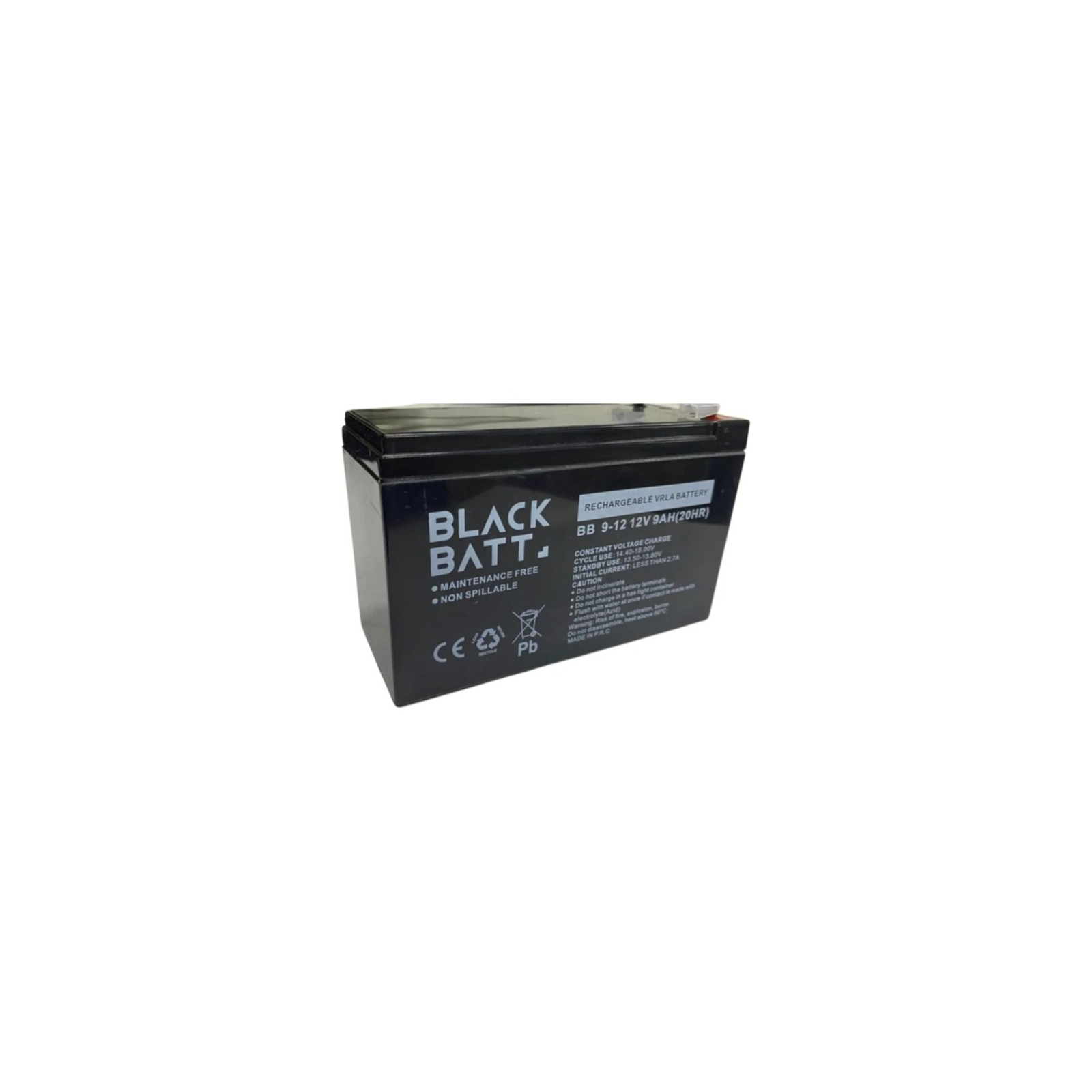 Батарея до ДБЖ BLACKBATT BB 12V 9Ah (BB 09 12V/9Ah)