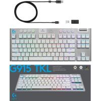 Клавиатура Logitech G915 TKL Tenkeyless Lightspeed RGB Tactile UA White (920-009503) изображение 10