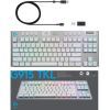 Клавиатура Logitech G915 TKL Tenkeyless Lightspeed RGB Tactile UA White (920-009503) изображение 10