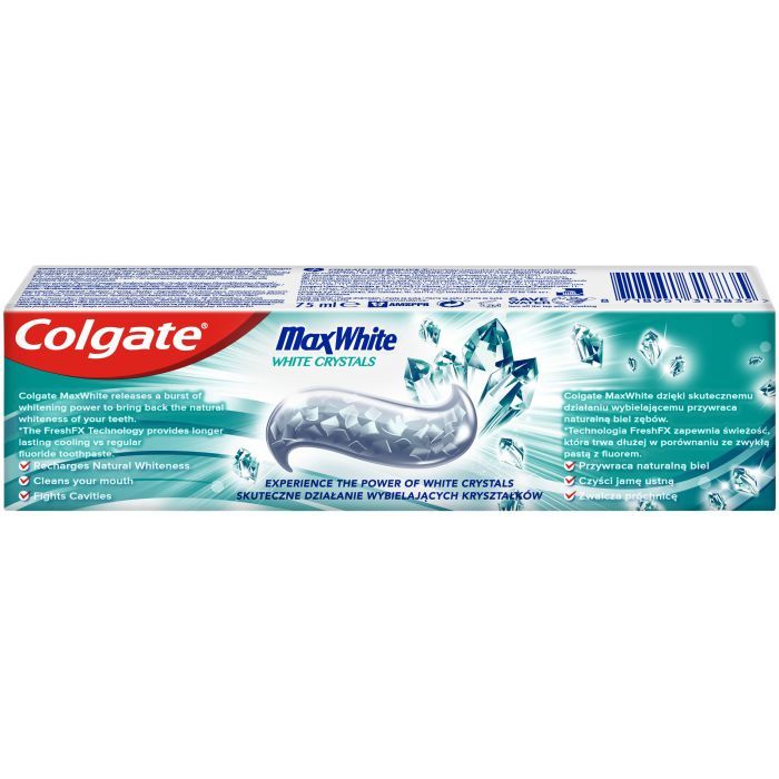 Зубная паста Colgate Макс Блеск Кристальная мята 75 мл (8718951313835) изображение 5