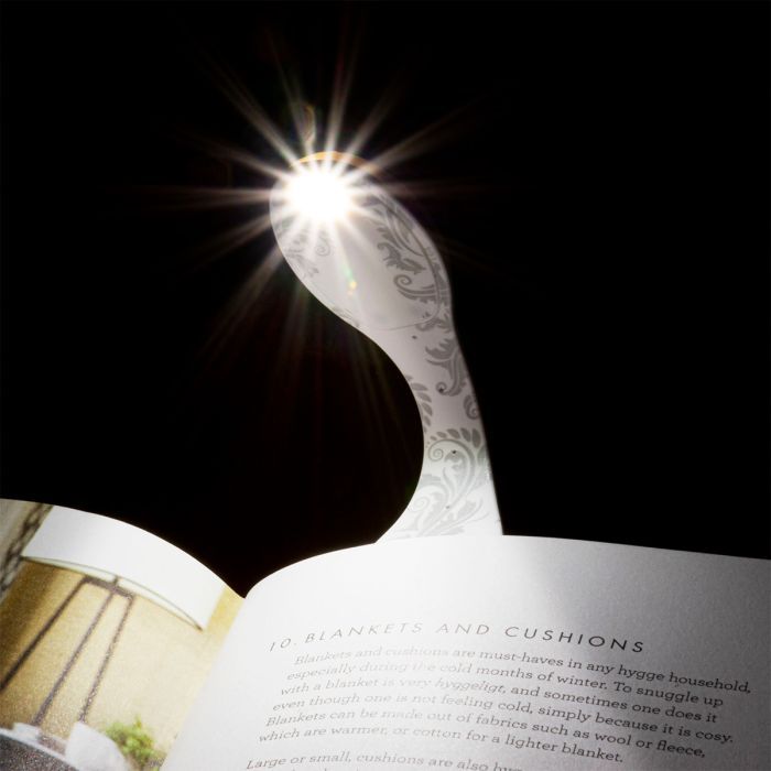 Закладки для книг Flexilight ліхтарик - Біла флора (FLWF) зображення 7