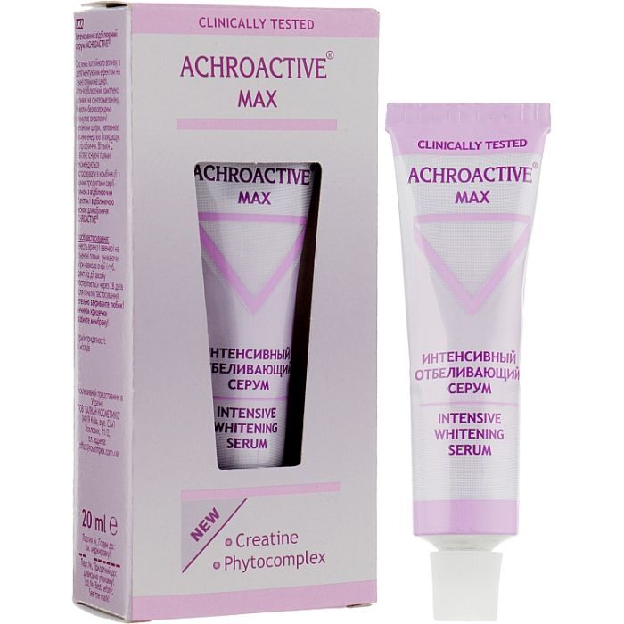 Сыворотка для лица Achroactive Max Intensive Whitening Serum Интенсивно отбеливающая 20 мл (3800010502306) изображение 2