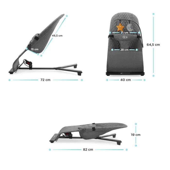 Кресло-качалка Kinderkraft Mimi Grey (5902533918355) изображение 12