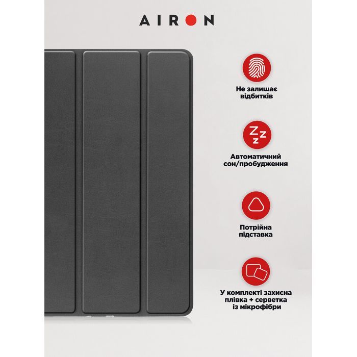 Чехол для планшета AirOn Premium iPad 10.9 10th 2022 + Film Black (4822352781085) изображение 4
