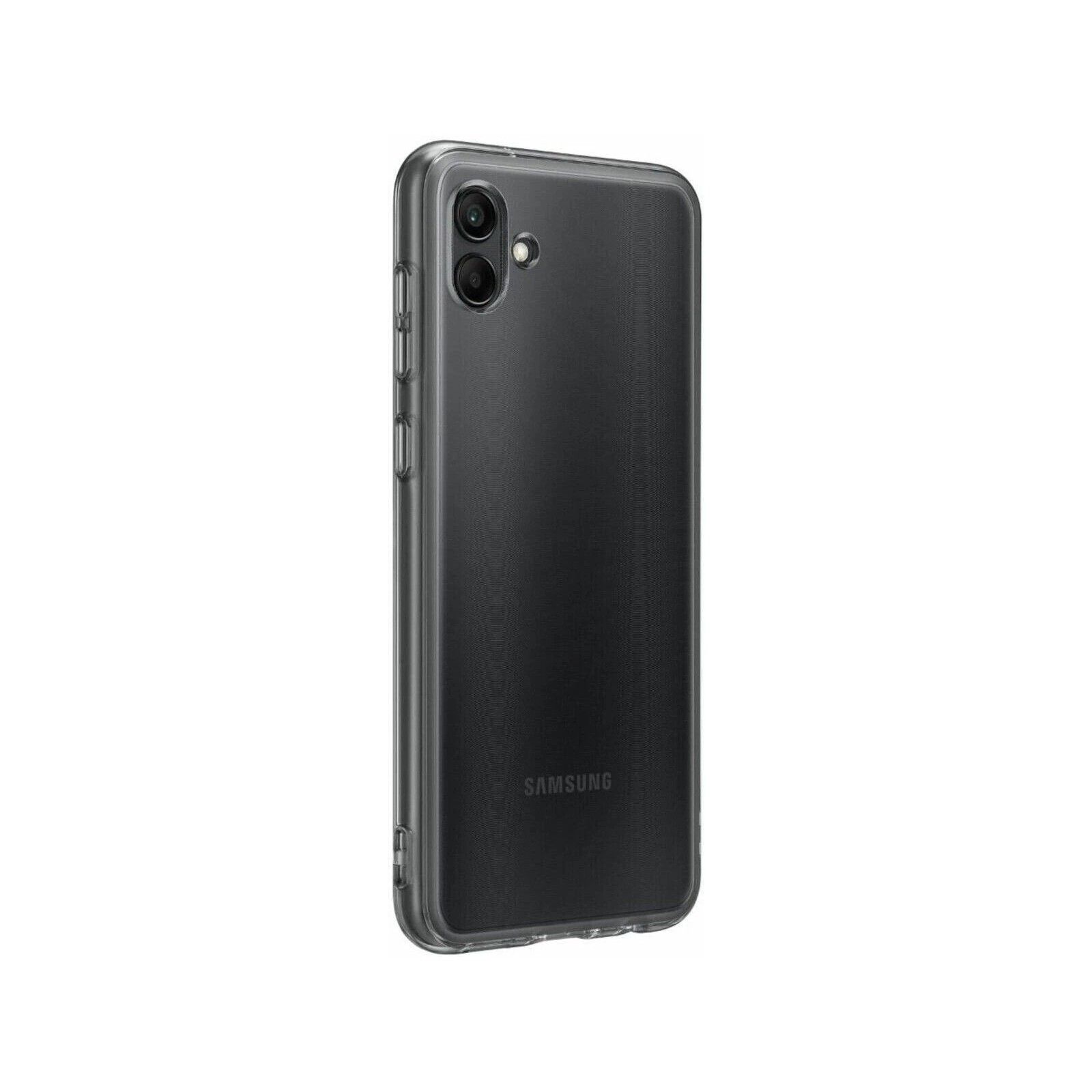 Чехол для мобильного телефона Samsung Samsung A04 Soft Clear Cover Black (EF-QA045TBEGRU) изображение 4