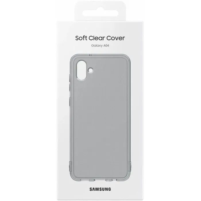 Чехол для мобильного телефона Samsung Samsung A04 Soft Clear Cover Black (EF-QA045TBEGRU) изображение 5