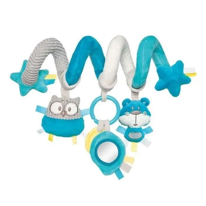 Игрушка на коляску Canpol Babies мягкая спиральбирюзовая (68/064_tur)