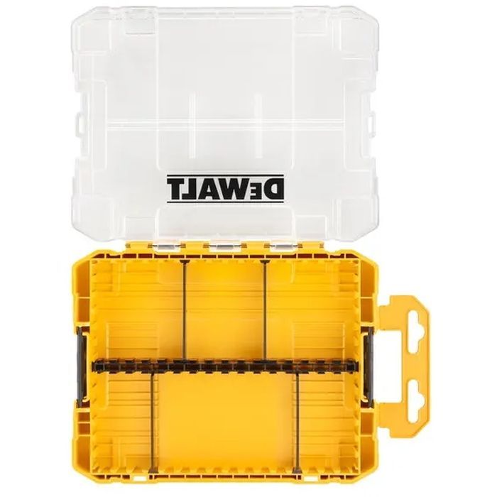 Ящик для инструментов DeWALT для бит системы TSTAK Tough Case М с футляро и кассетами 4 шт, разделители 6шт (DT70802) изображение 2